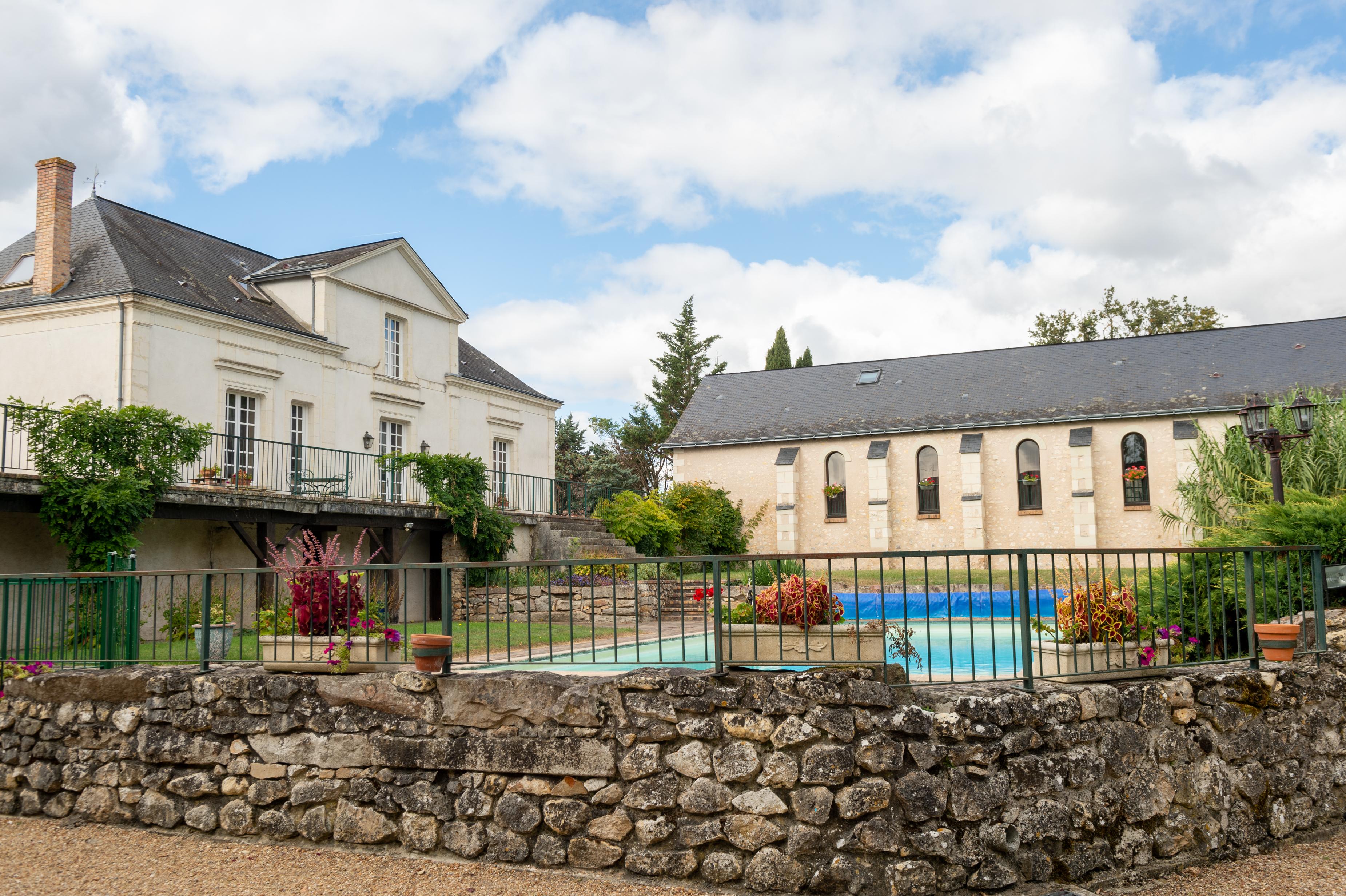 Domaine De La Courbe Hotel Le Lude Bagian luar foto