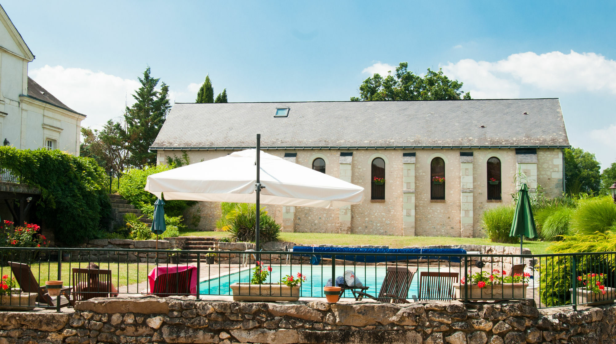 Domaine De La Courbe Hotel Le Lude Bagian luar foto
