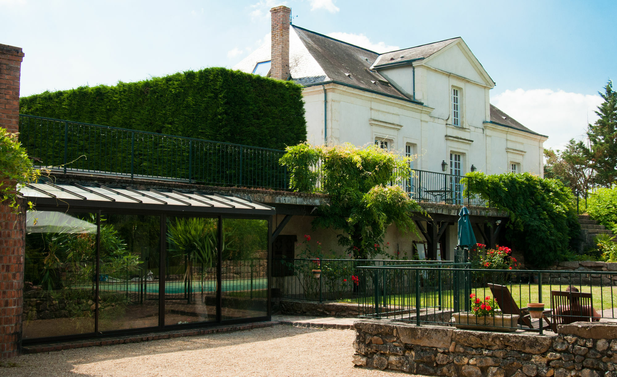 Domaine De La Courbe Hotel Le Lude Bagian luar foto